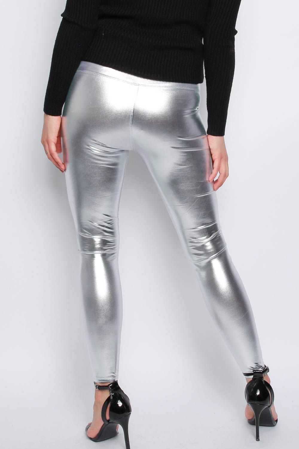 Pin by jorge_rotunno on lo mejor  Wet look leggings, Vinyl leggings,  Metallic leggings